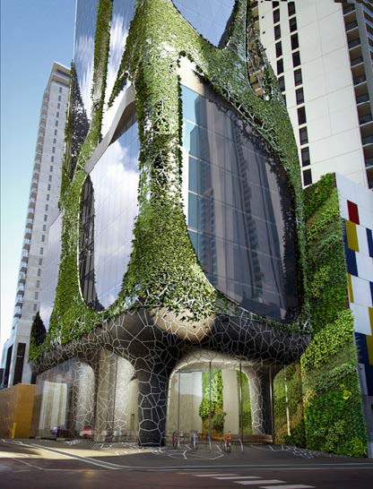 Elysium apartments Southbank exterior