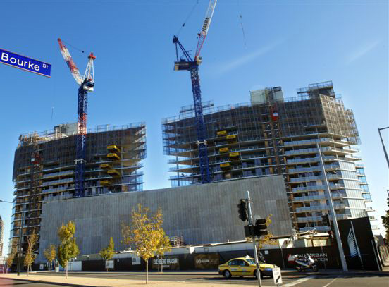 Watergate apartments Docklands exterior
