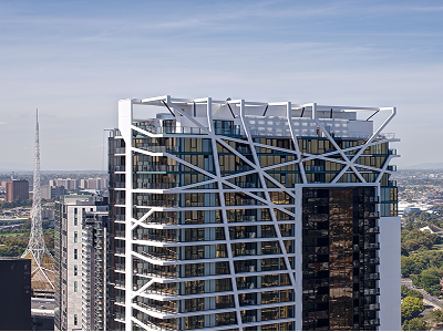 Wrap apartments Southbank exterior
